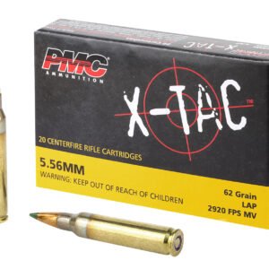 PMC X-Tac 5.56 62gr GT-LAP Ammunition 20 Rounds